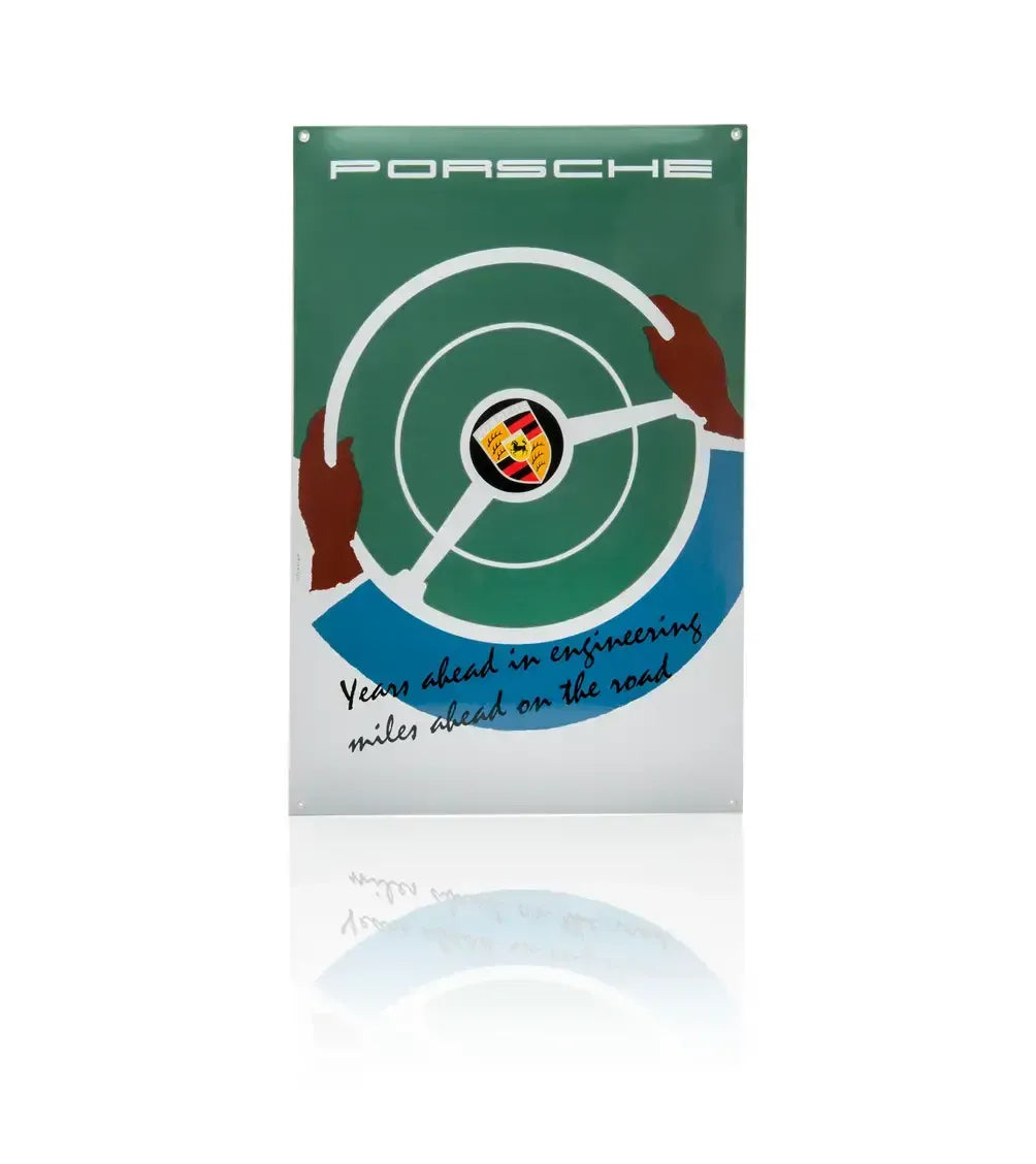 Classic Enamel Sign - Years ahead in Engineering