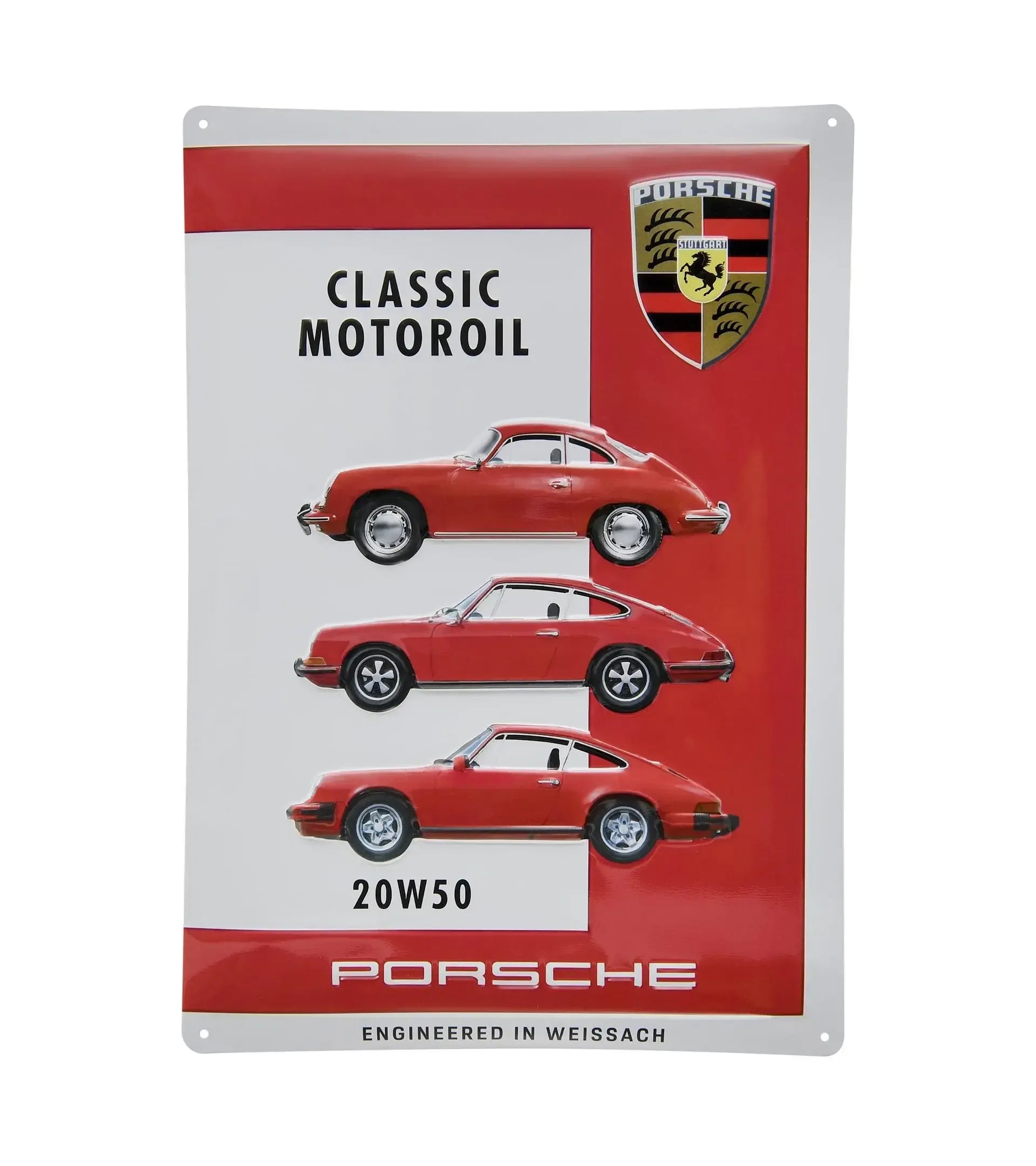 Metal Sign - Porsche Classic 20W50